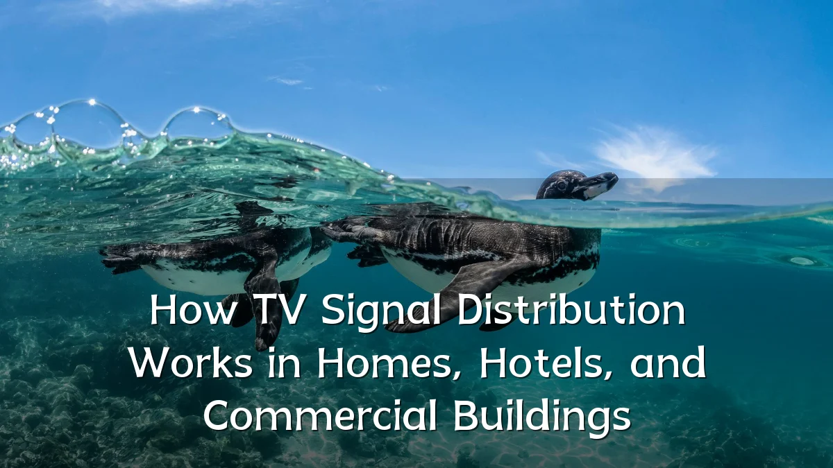 How TV Signal Distribution Works in Homes, Hotels, and Commercial Buildings