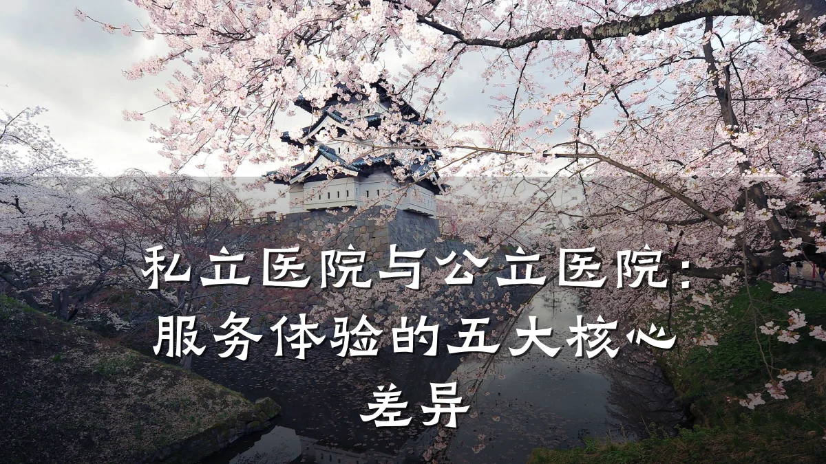 私立医院与公立医院：服务体验的五大核心差异