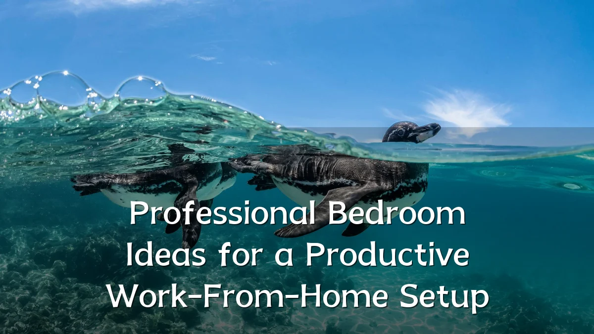 Professional Bedroom Ideas for a Productive Work-From-Home Setup