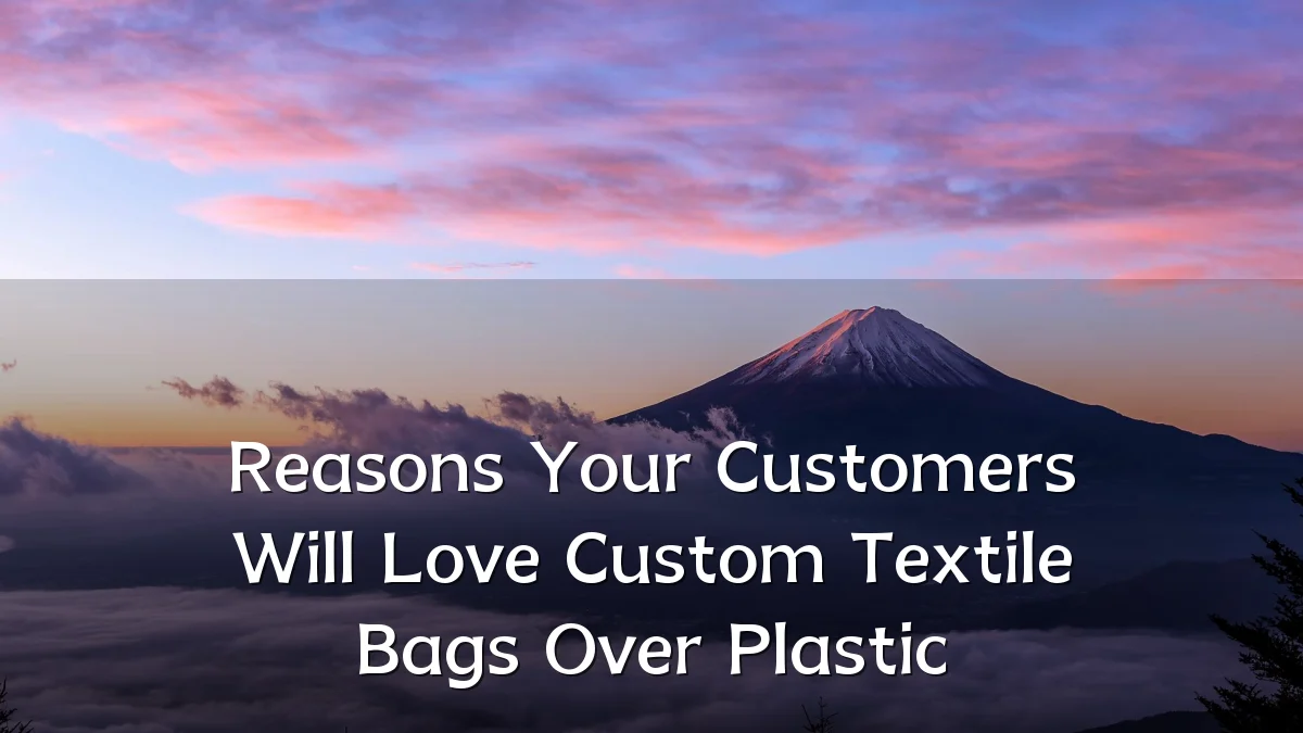 Reasons Your Customers Will Love Custom Textile Bags Over Plastic