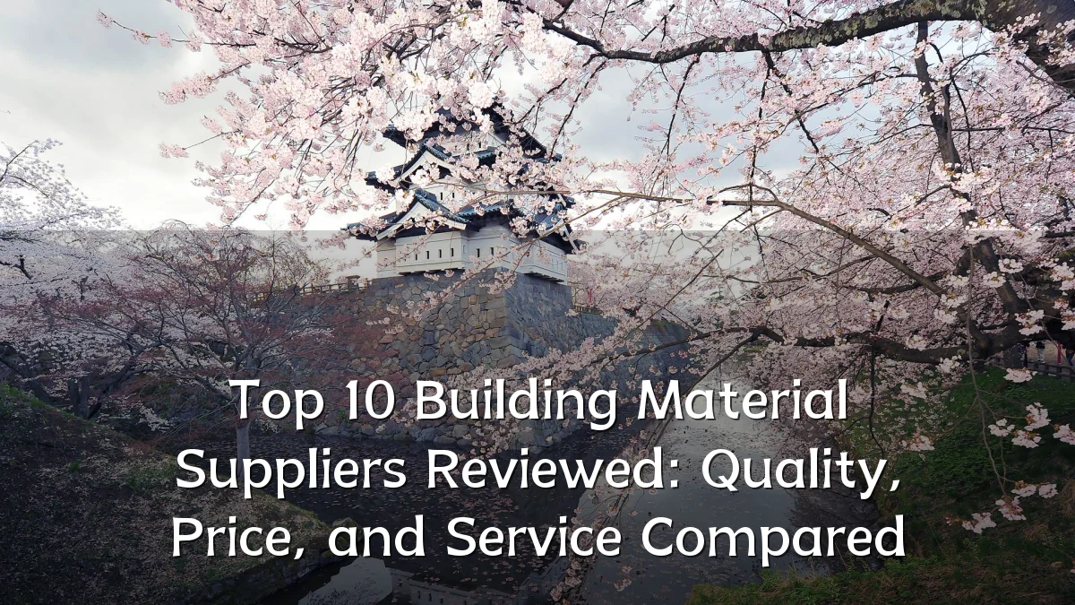 Top 10 Building Material Suppliers Reviewed: Quality, Price, and Service Compared