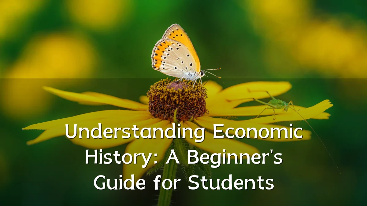 Understanding Economic History: A Beginner's Guide for Students