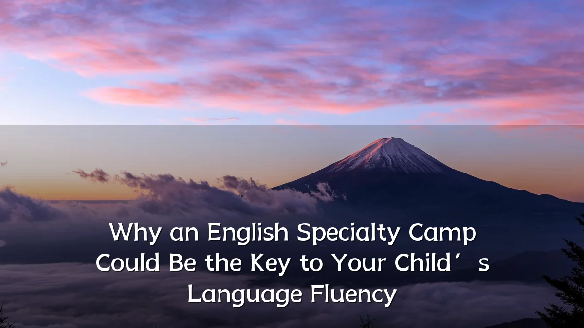 Why an English Specialty Camp Could Be the Key to Your Child’s Language Fluency