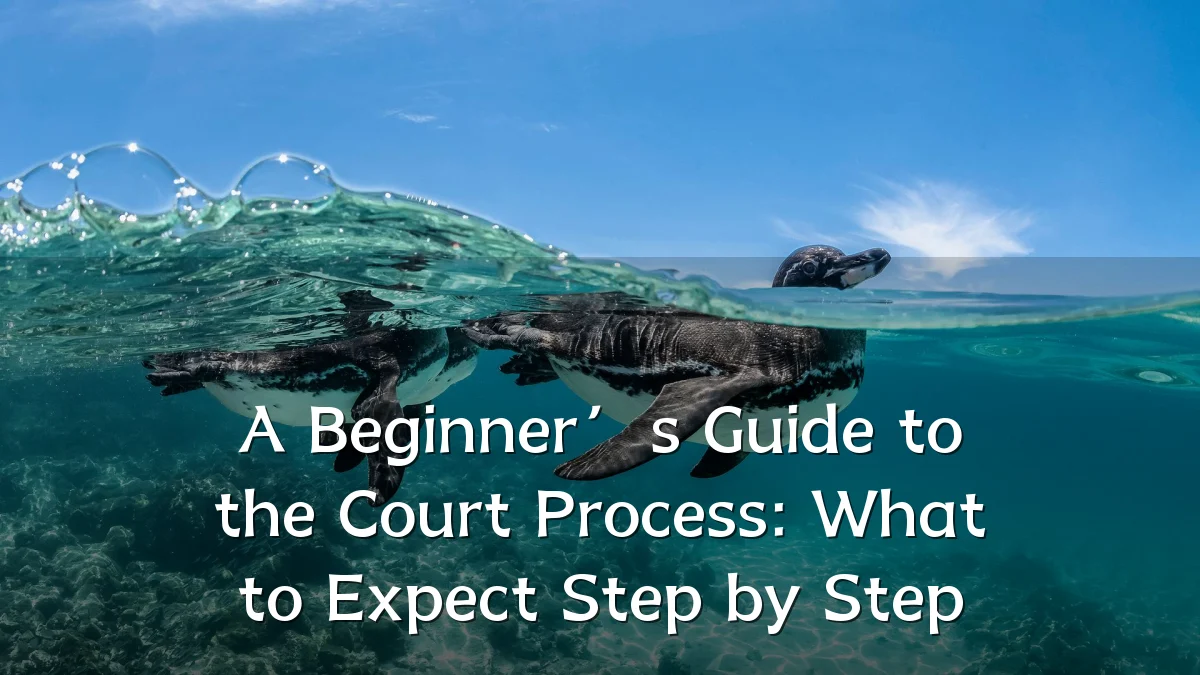 A Beginner’s Guide to the Court Process: What to Expect Step by Step